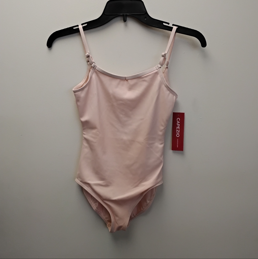 NWT Capezio adjustable strap leotard child large